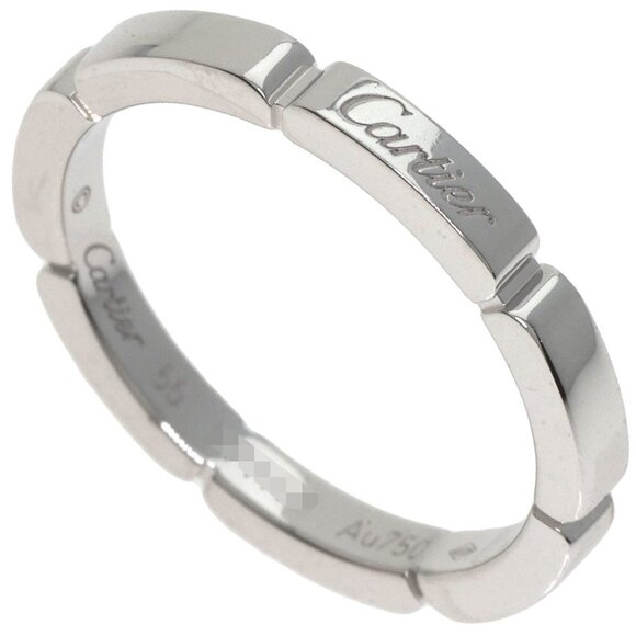 CARTIER 18k White Gold Ring #55 - Picture 9 of 9